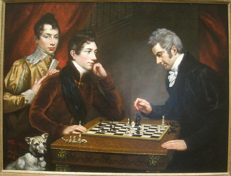 James Northcote Chess Players oil painting picture